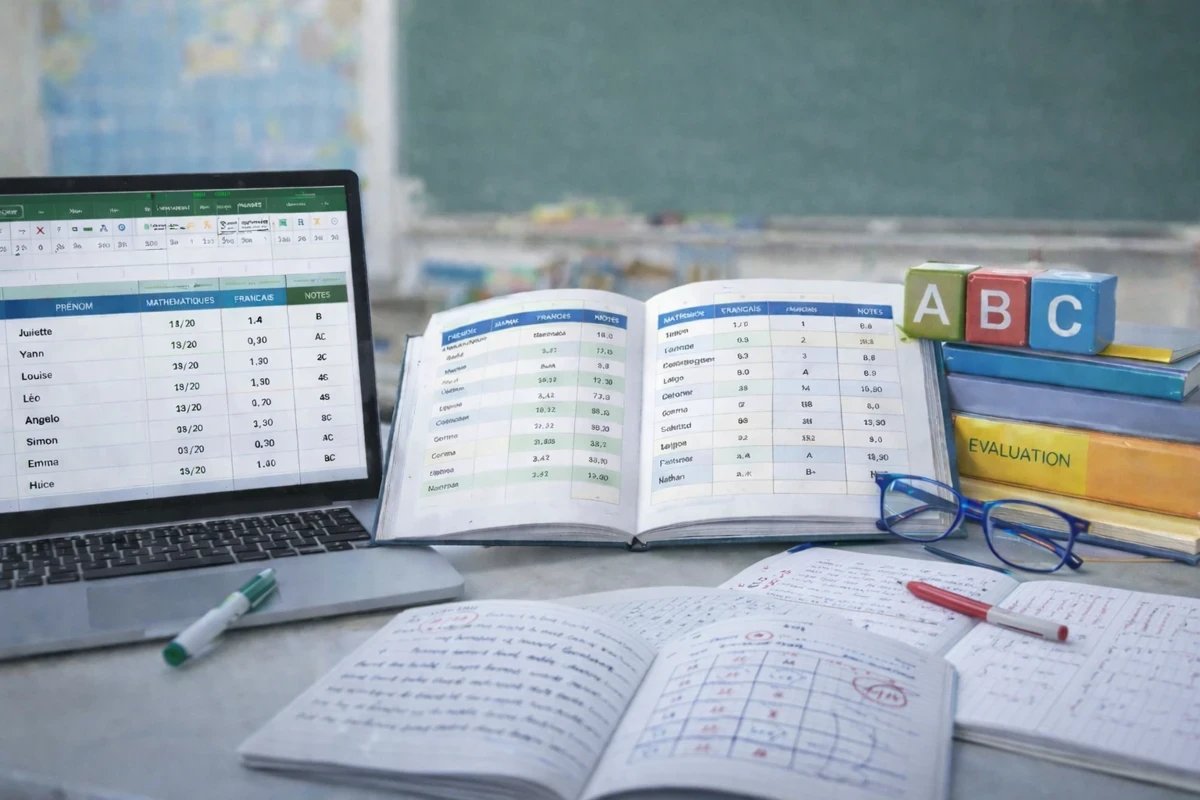 Le carnet de notes au primaire : guide complet pour enseignants
