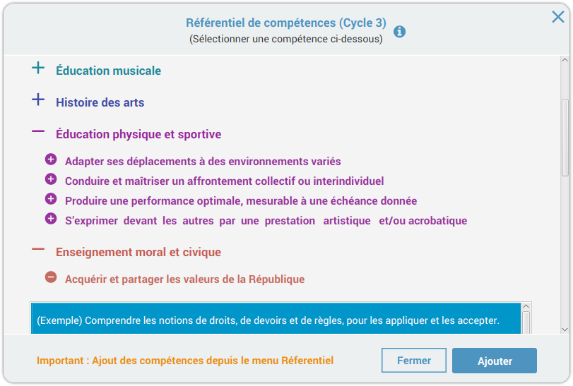 Référentiel de compétences